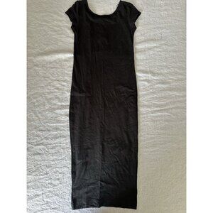 🌵4/$25 H&M Womens‎ Dress Black Size XS Bodycon V Back Goth Witchcore